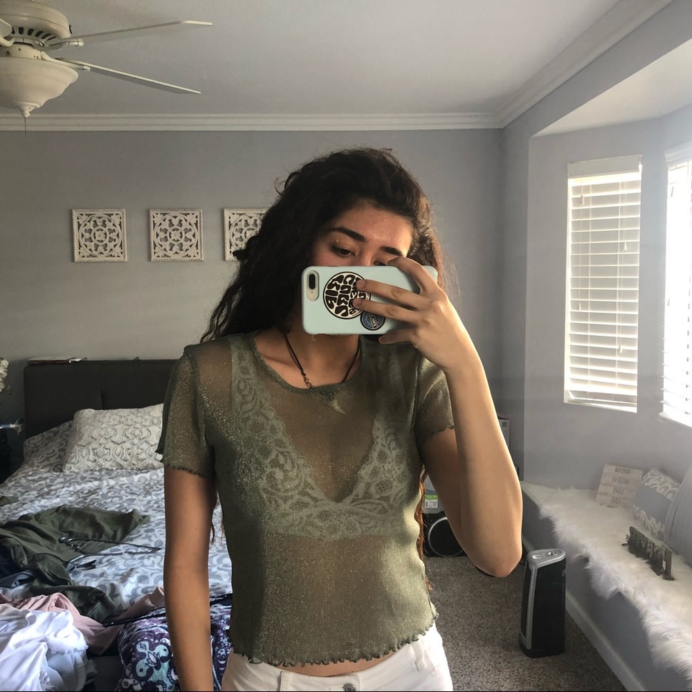 Pacsun see through shirt